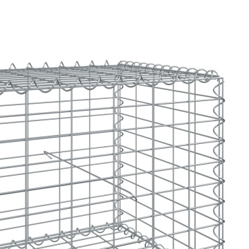 Coș gabion cu capac, 200x50x50 cm, fier galvanizat - Img 5