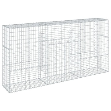 Coș gabion cu capac, 300x50x150 cm, fier galvanizat - Img 2
