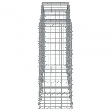 Coșuri gabion arcuite 5 buc, 200x50x100/120 cm fier galvanizat - Img 5