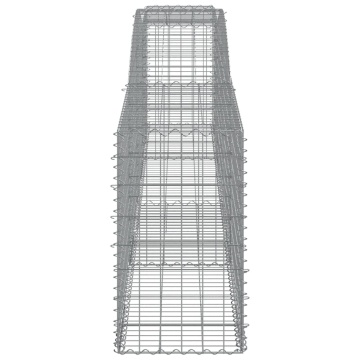 Coșuri gabion arcuite 9 buc, 400x50x80/100 cm, fier galvanizat - Img 6