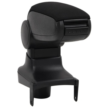 Cotieră auto, negru, 15x35x(30-47) cm ABS - Img 2