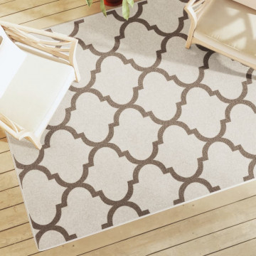 Covor cu fire scurte, multicolor, 160x230 cm, anti-alunecare - Img 4