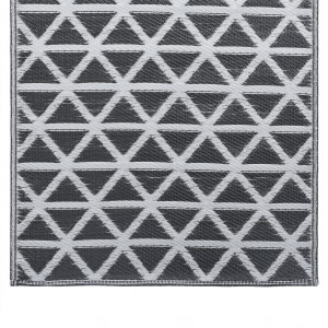 Covor de exterior, negru, 120x180 cm, PP - Img 7
