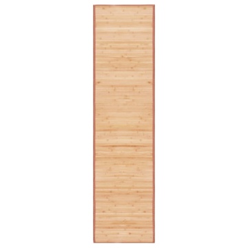 Covor din bambus, maro, 80 x 300 cm - Img 1