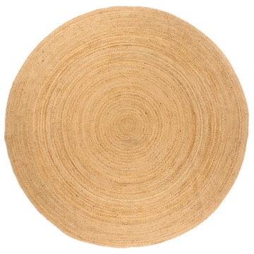 Covor din iută împletită, 240 cm, rotund - Img 1
