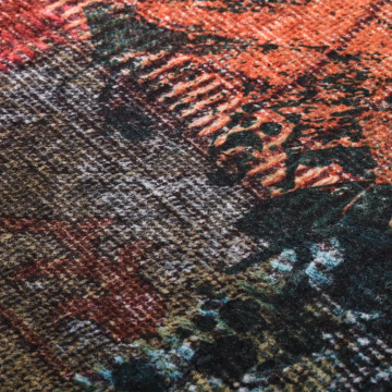 Covor lavabil, mozaic multicolor, 120x180 cm, antiderapant - Img 2