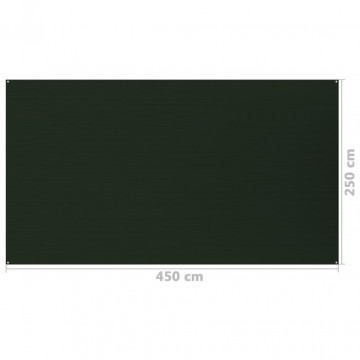 Covor pentru cort, verde închis, 250x450 cm - Img 4