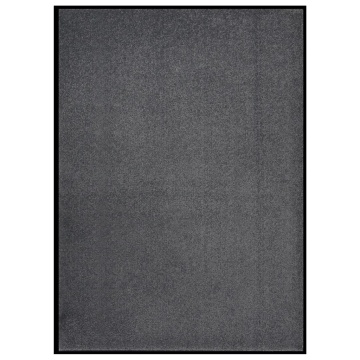 Covoraș de ușă, antracit, 60x80 cm - Img 1