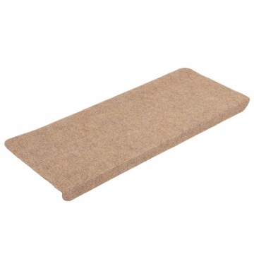Covorașe scară autoadezive 30 buc Bej 65x24,5x3,5 cm - Img 2