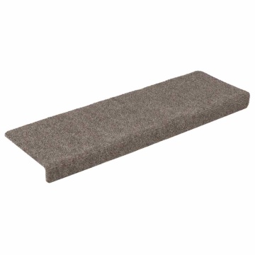 Covorașe scară autoadezive 30 buc crem 65x21x4 cm - Img 2
