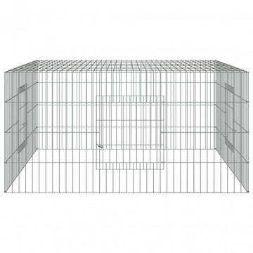 Cușcă pentru iepuri, 110x110x55 cm, fier galvanizat - Img 7