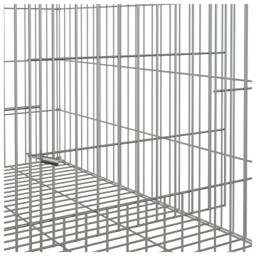 Cușcă pentru iepuri, 78x54x54 cm, fier galvanizat - Img 5