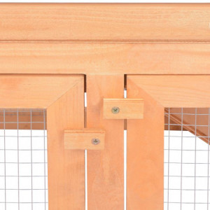 Cușcă pentru iepuri și alte animale de exterior, lemn - Img 7