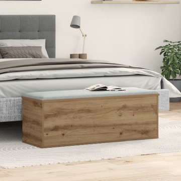Cutie de depozitare Artisan Oak 102x35x35 cm din lemn compozit - Img 4