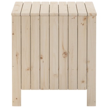 Cutie de depozitare cu capac "RANA" 60x49x54 cm, lemn masiv pin - Img 8