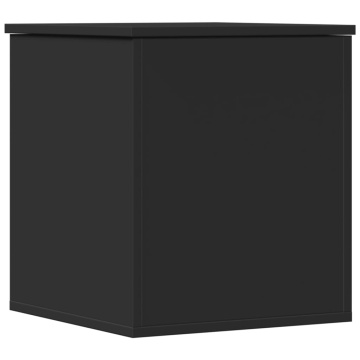 Cutie de depozitare, negru, 40x42x46 cm, lemn prelucrat - Img 2