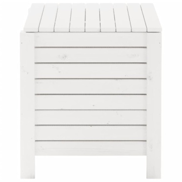 Cutie depozitare capac "RANA", alb, 100x49x54cm, lemn masiv pin - Img 8