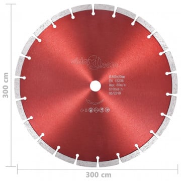 Disc diamantat de tăiere, oțel, 300 mm - Img 4