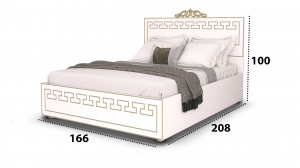 Dormitor olimp bianco, dulap 261 cm, pat 160 x 200, 2 noptiere, comoda - Img 5