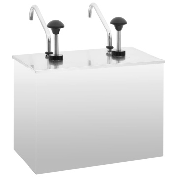 Dozator de sos, 2 x 3,5 L, oțel inoxidabil - Img 4
