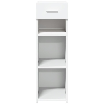 Dulap, alb, 30x42,5x93 cm, lemn prelucrat - Img 4