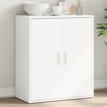 Dulap, alb, 60x31x70 cm, lemn prelucrat - Img 1