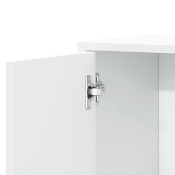 Dulap, alb, 60x31x70 cm, lemn prelucrat - Img 7