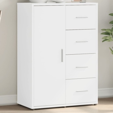 Dulap, alb, 60x31x84 cm, lemn prelucrat - Img 1