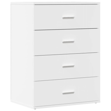 Dulap, alb, 60x39x80 cm, lemn prelucrat - Img 2