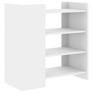 Dulap, alb, 73,5x35x75 cm, lemn prelucrat - Img 5