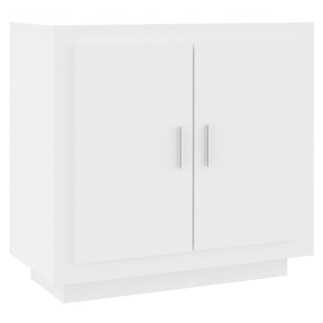 Dulap, alb, 80x40x75 cm, lemn prelucrat - Img 2