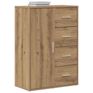 Dulap Artisan Stejar 60x31x84 cm Lemn prelucrat - Img 3