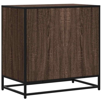 Dulap cu sertar, stejar maro, 70x41x70 cm, lemn prelucrat - Img 6