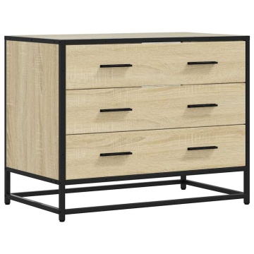 Dulap cu sertare, stejar sonoma, 70x41x56 cm, lemn compozit - Img 2
