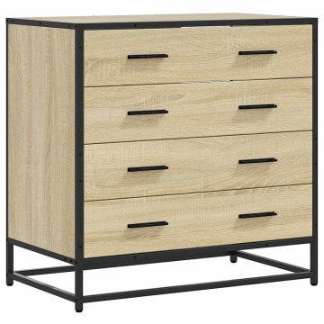 Dulap cu sertare, stejar sonoma, 70x41x70 cm, lemn compozit - Img 2