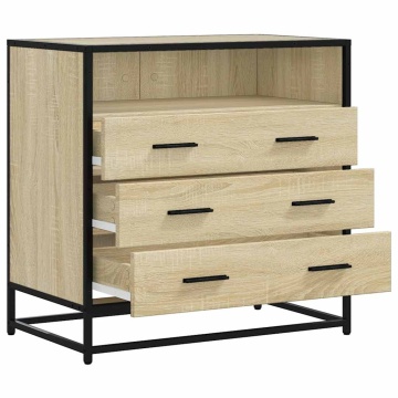 Dulap cu sertare, stejar sonoma, 70x41x70 cm, lemn compozit - Img 8