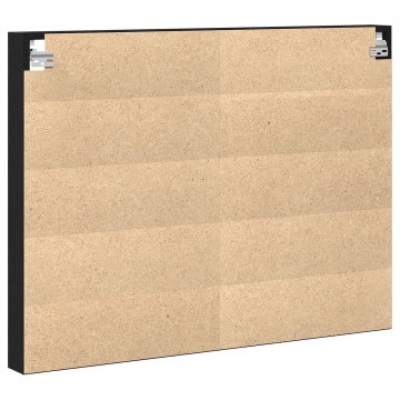 Dulap cu vitrină, stejar negru, 100x8,5x75 cm, lemn prelucrat - Img 4