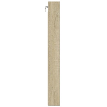 Dulap cu vitrină, stejar sonoma, 100x8,5x75 cm, lemn prelucrat - Img 8