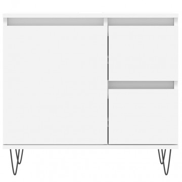 Dulap de baie, alb, 65x33x60 cm, lemn prelucrat - Img 8