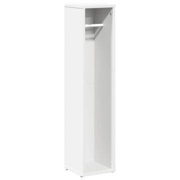 Dulap de baie cu suport role, alb, 20,5x20x90 cm - Img 2