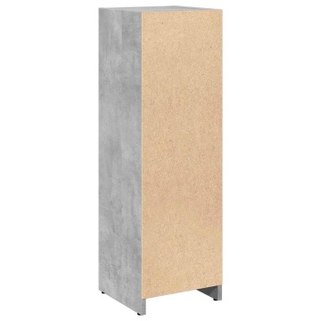 Dulap de baie, gri beton, 30 x 30 x 95 cm, PAL - Img 5