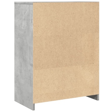 Dulap de baie, gri beton, 60 x 33 x 80 cm, PAL - Img 5