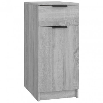 Dulap de birou, gri sonoma, 33,5x50x75 cm, lemn prelucrat - Img 2