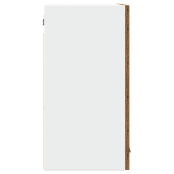 Dulap de bucătărie cu ușă din sticlă din lemn vechi 60x31x60 cm - Img 8