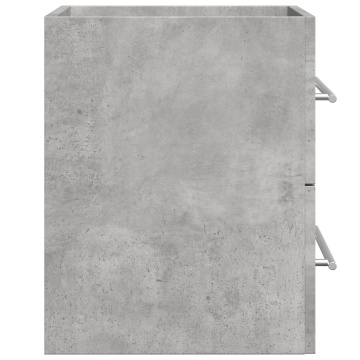 Dulap de chiuvetă, gri beton, 60x38,5x48 cm, PAL - Img 8