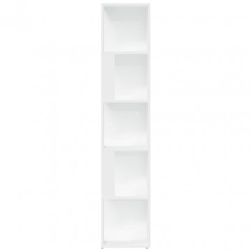 Dulap de colț, alb, 33x33x164,5 cm, PAL - Img 8