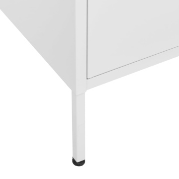 Dulap de depozitare, alb, 80x35x101,5 cm, oțel - Img 7