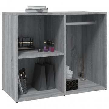 Dulap de dressing, gri sonoma, 80x40x65 cm, lemn compozit - Img 5
