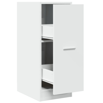 Dulap de farmacie, alb, 30x41x77,5 cm, lemn prelucrat - Img 2