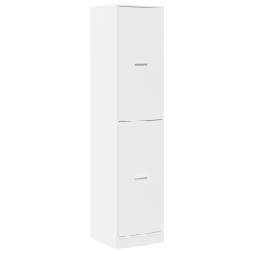 Dulap de farmacie, alb, 40x41x174,5 cm, lemn prelucrat - Img 3